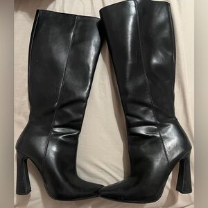 Black Heeled Boots